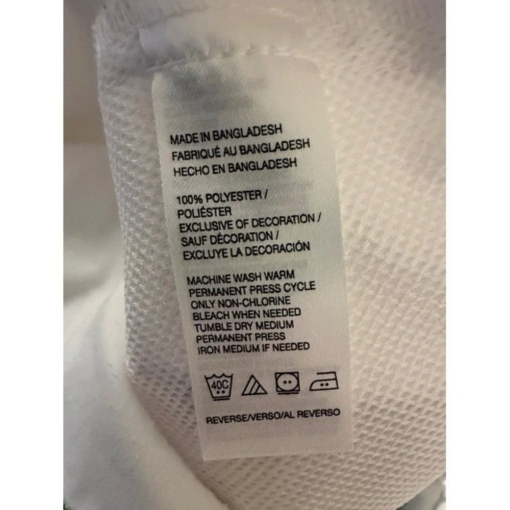 IZOD‎ Golf Mens White Flat Front Performance Shorts Size 36 Solid Polyester